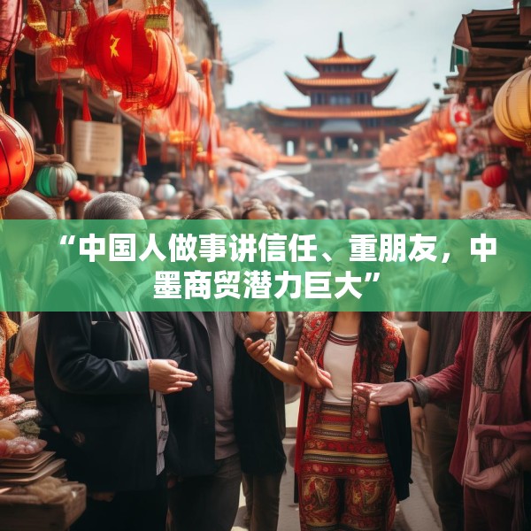 “中国人做事讲信任、重朋友，中墨商贸潜力巨大”