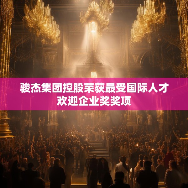 骏杰集团控股荣获最受国际人才欢迎企业奖奖项