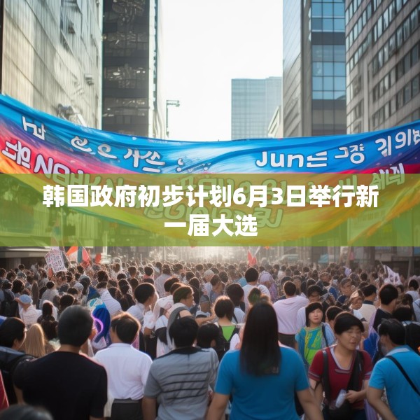 韩国政府初步计划6月3日举行新一届大选