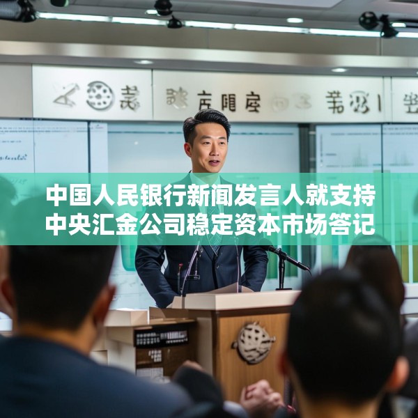 中国人民银行新闻发言人就支持中央汇金公司稳定资本市场答记者问