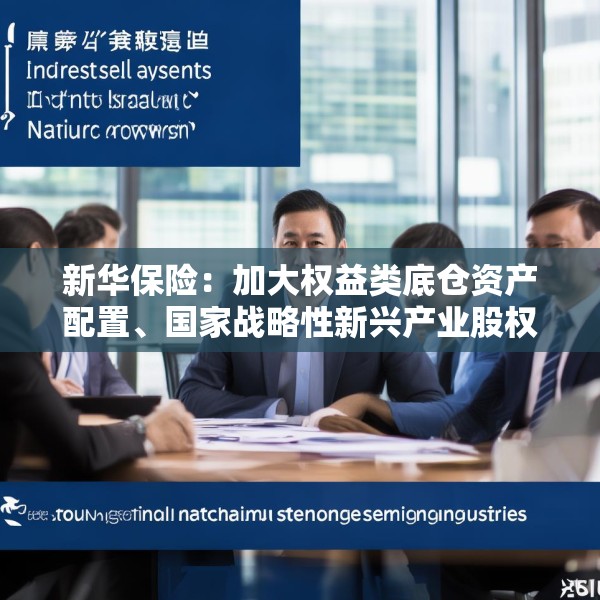 新华保险：加大权益类底仓资产配置、国家战略性新兴产业股权投资力度