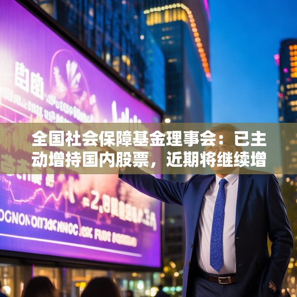 全国社会保障基金理事会：已主动增持国内股票，近期将继续增持
