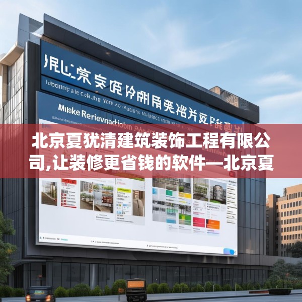 北京夏犹清建筑装饰工程有限公司,让装修更省钱的软件—北京夏犹清建筑装饰工程有限公司468.a344b345c348fgy.355nbn