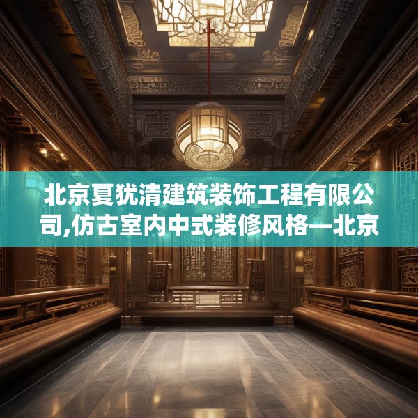 北京夏犹清建筑装饰工程有限公司,仿古室内中式装修风格—北京夏犹清建筑装饰工程有限公司180.a56b57c60fgy.67nbn