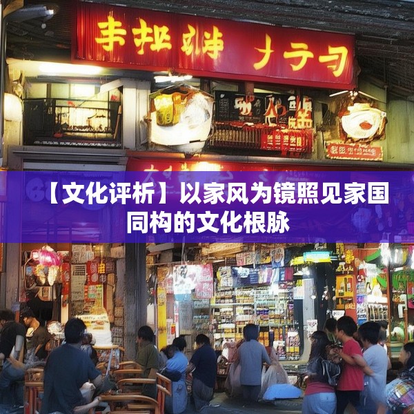 【文化评析】以家风为镜照见家国同构的文化根脉