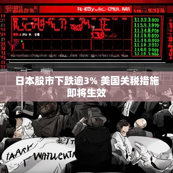 日本股市下跌逾3% 美国关税措施即将生效