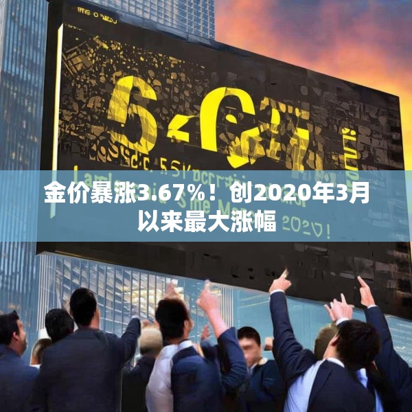 金价暴涨3.67%！创2020年3月以来最大涨幅