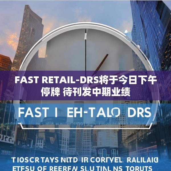 FAST RETAIL-DRS将于今日下午停牌 待刊发中期业绩