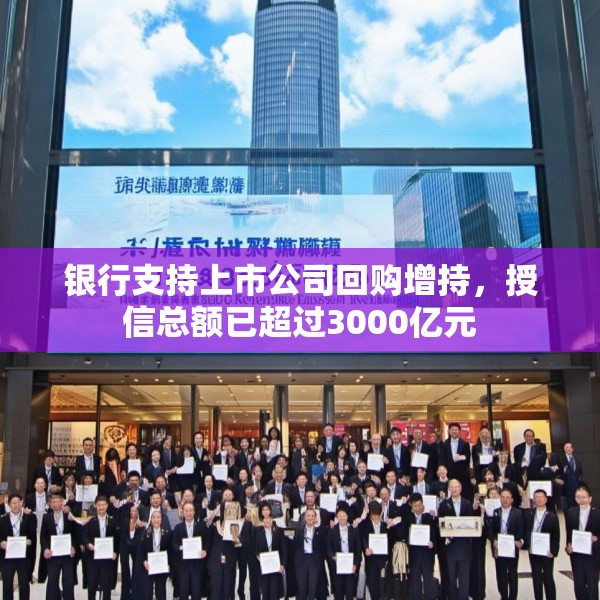 银行支持上市公司回购增持，授信总额已超过3000亿元