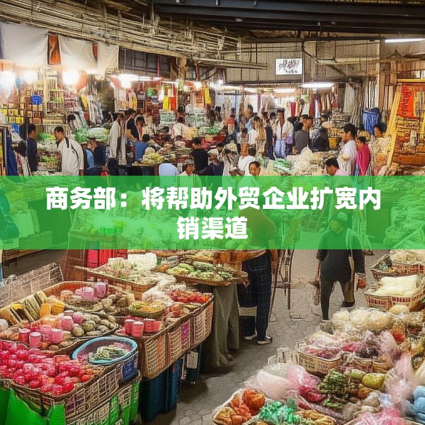 商务部：将帮助外贸企业扩宽内销渠道