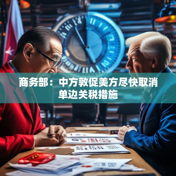 商务部：中方敦促美方尽快取消单边关税措施