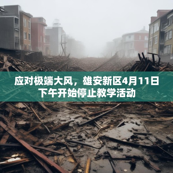 应对极端大风，雄安新区4月11日下午开始停止教学活动