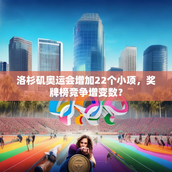 洛杉矶奥运会增加22个小项，奖牌榜竞争增变数？