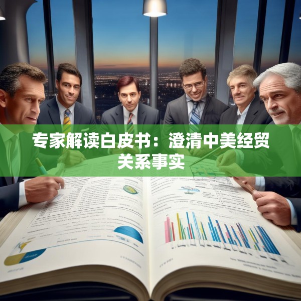 专家解读白皮书：澄清中美经贸关系事实