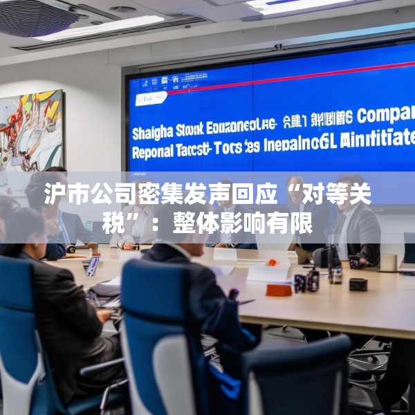 沪市公司密集发声回应“对等关税”：整体影响有限