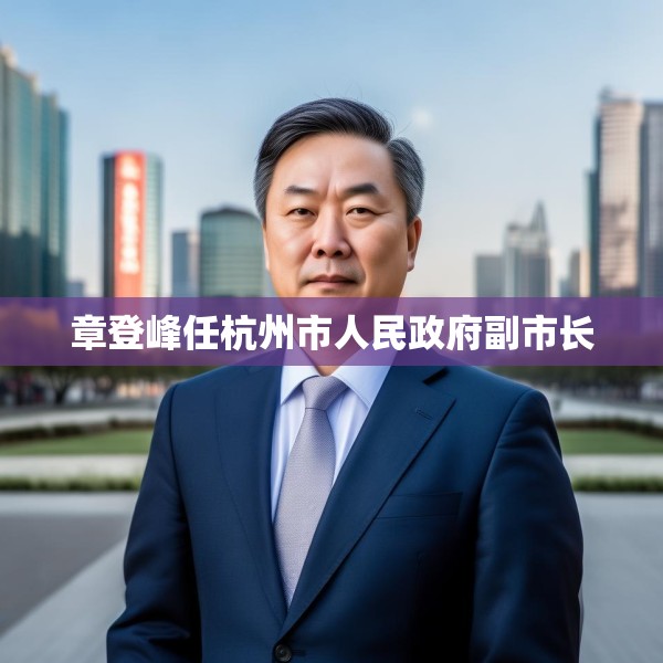 章登峰任杭州市人民政府副市长