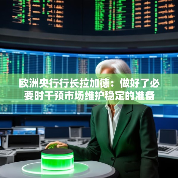 欧洲央行行长拉加德：做好了必要时干预市场维护稳定的准备