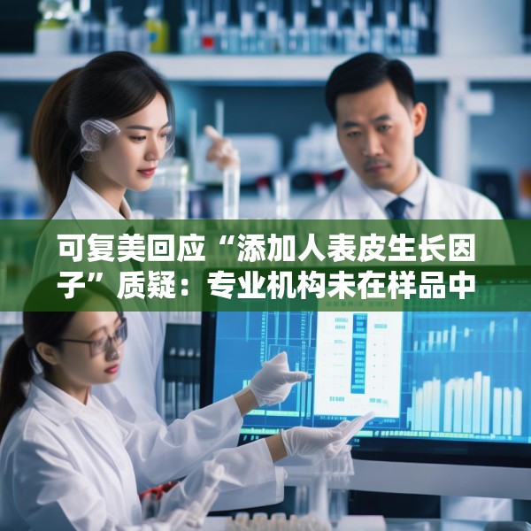 可复美回应“添加人表皮生长因子”质疑：专业机构未在样品中检出相关成分