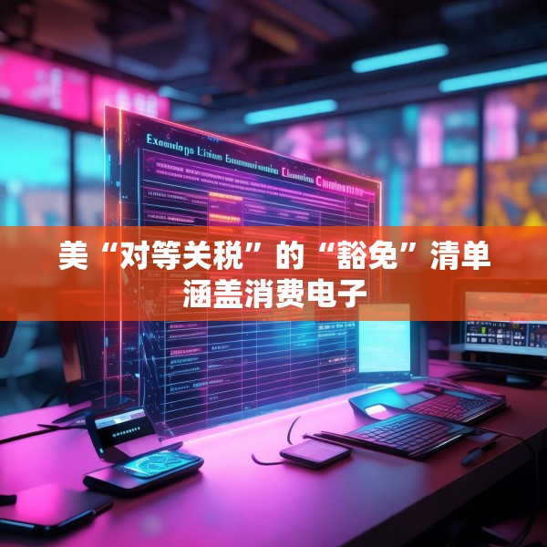 美“对等关税”的“豁免”清单涵盖消费电子