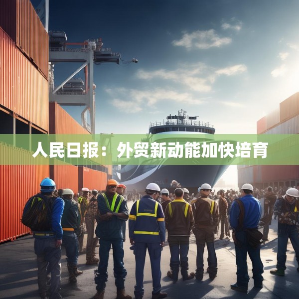 人民日报：外贸新动能加快培育