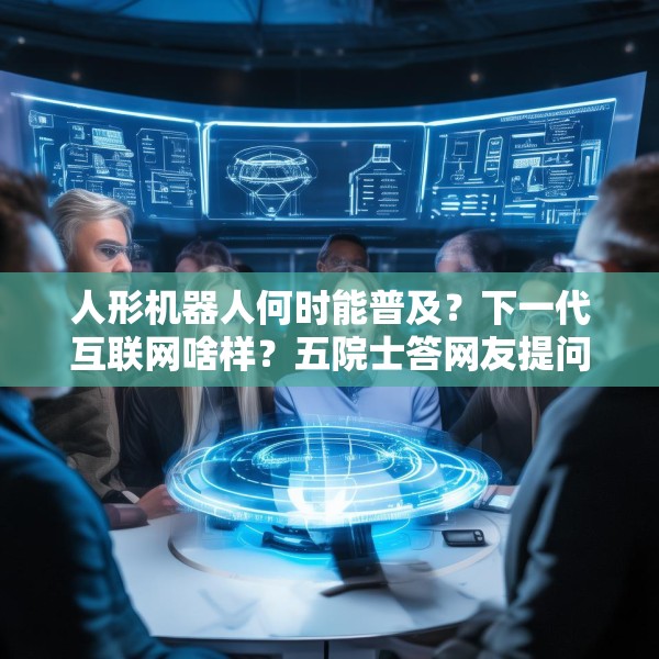 人形机器人何时能普及？下一代互联网啥样？五院士答网友提问