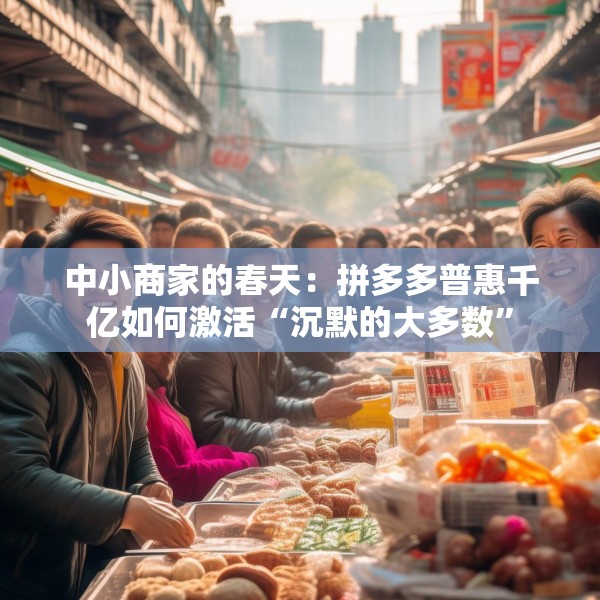 中小商家的春天：拼多多普惠千亿如何激活“沉默的大多数”