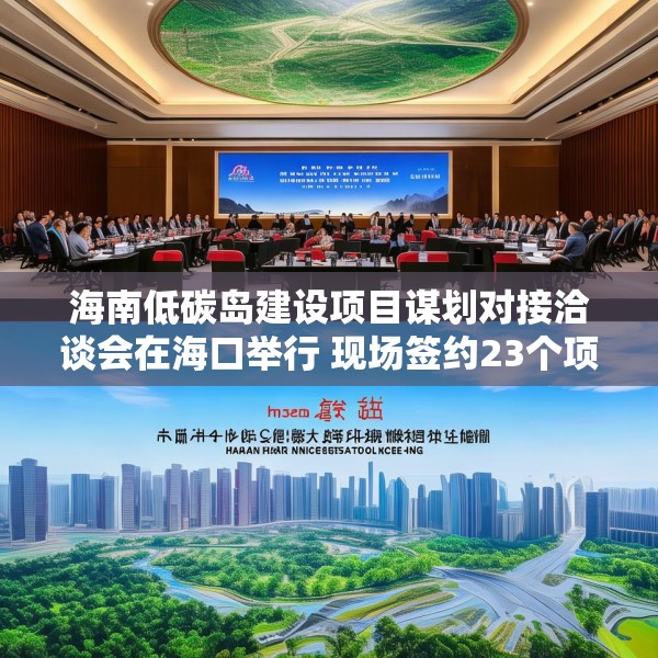 海南低碳岛建设项目谋划对接洽谈会在海口举行 现场签约23个项目，总投资额超140亿元