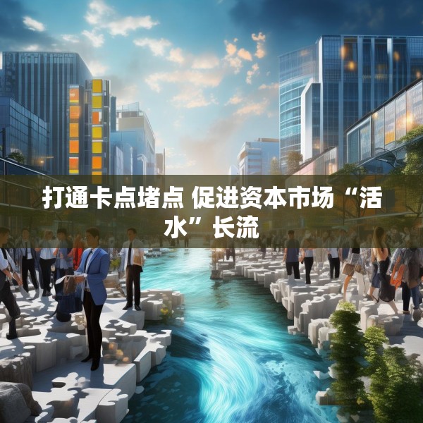 打通卡点堵点 促进资本市场“活水”长流
