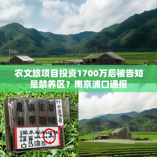 农文旅项目投资1700万后被告知是禁养区？南京浦口通报