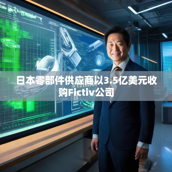 日本零部件供应商以3.5亿美元收购Fictiv公司