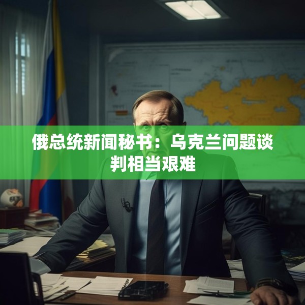 俄总统新闻秘书：乌克兰问题谈判相当艰难