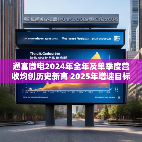 通富微电2024年全年及单季度营收均创历史新高 2025年增速目标高于行业预期