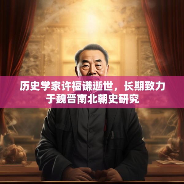 历史学家许福谦逝世，长期致力于魏晋南北朝史研究