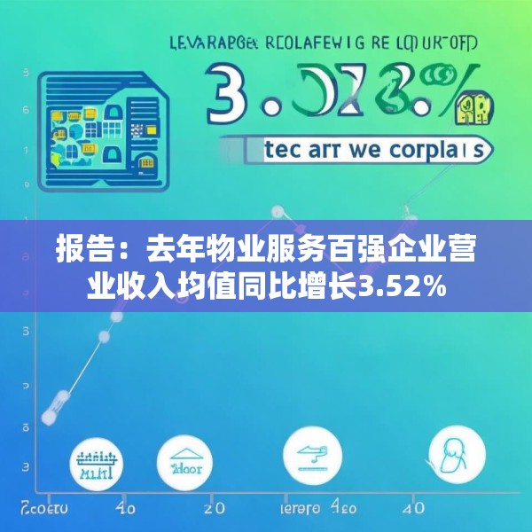 报告：去年物业服务百强企业营业收入均值同比增长3.52%