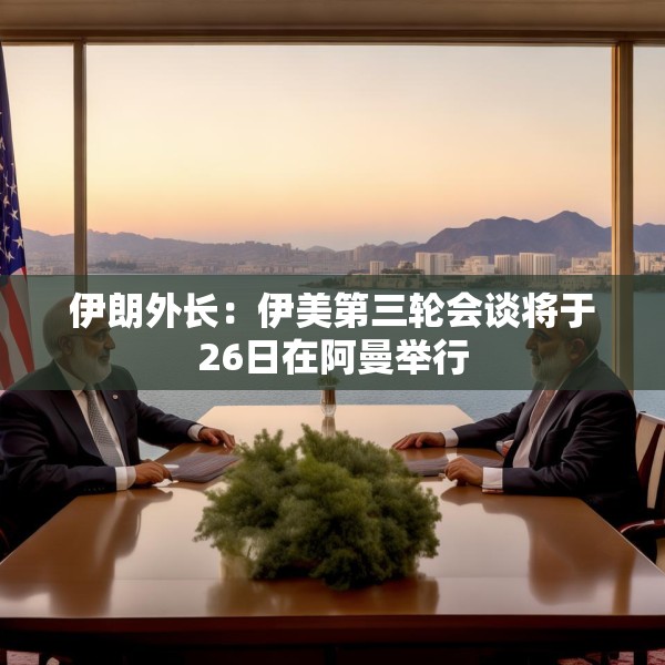 伊朗外长：伊美第三轮会谈将于26日在阿曼举行