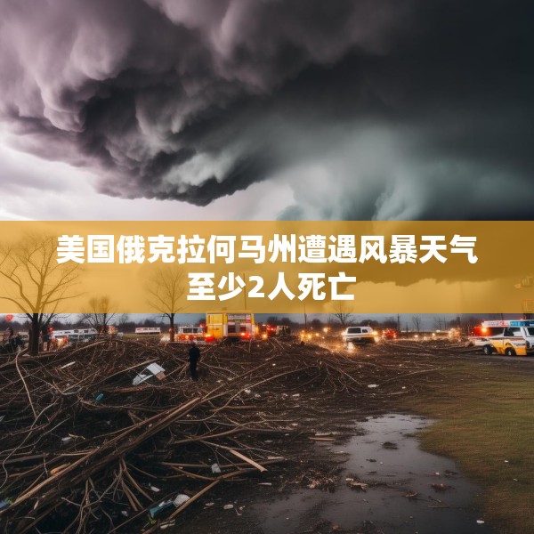 美国俄克拉何马州遭遇风暴天气 至少2人死亡