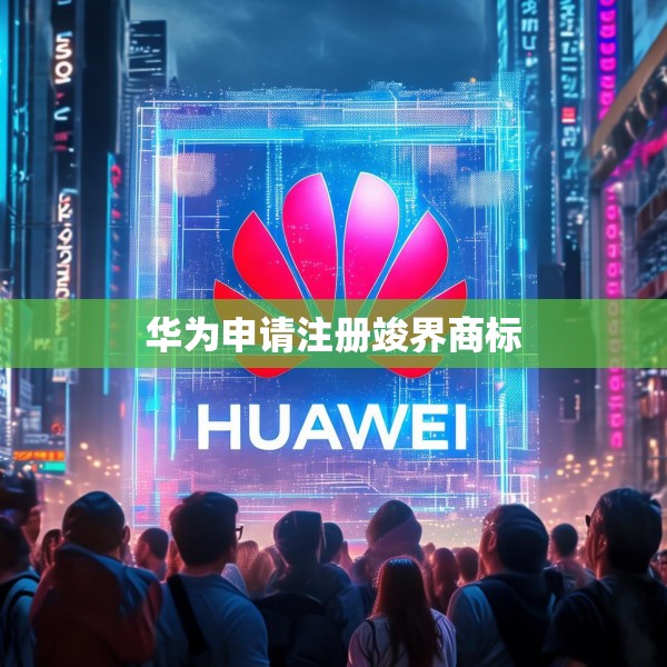 华为申请注册竣界商标