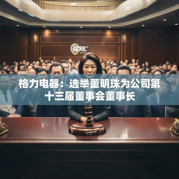 格力电器：选举董明珠为公司第十三届董事会董事长