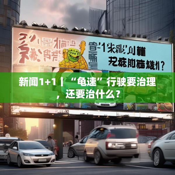 新闻1+1丨“龟速”行驶要治理，还要治什么？