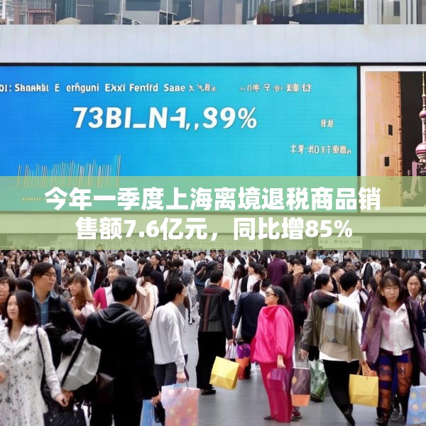 今年一季度上海离境退税商品销售额7.6亿元，同比增85%