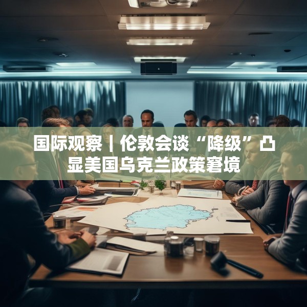 国际观察｜伦敦会谈“降级”凸显美国乌克兰政策窘境
