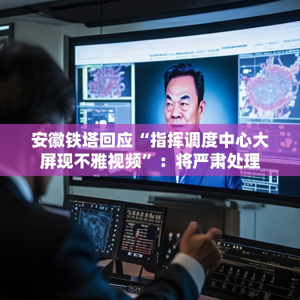 安徽铁塔回应“指挥调度中心大屏现不雅视频”：将严肃处理