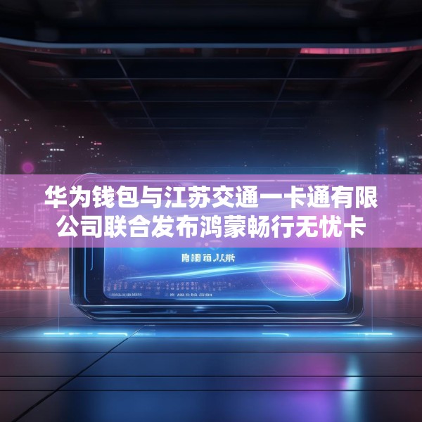 华为钱包与江苏交通一卡通有限公司联合发布鸿蒙畅行无忧卡