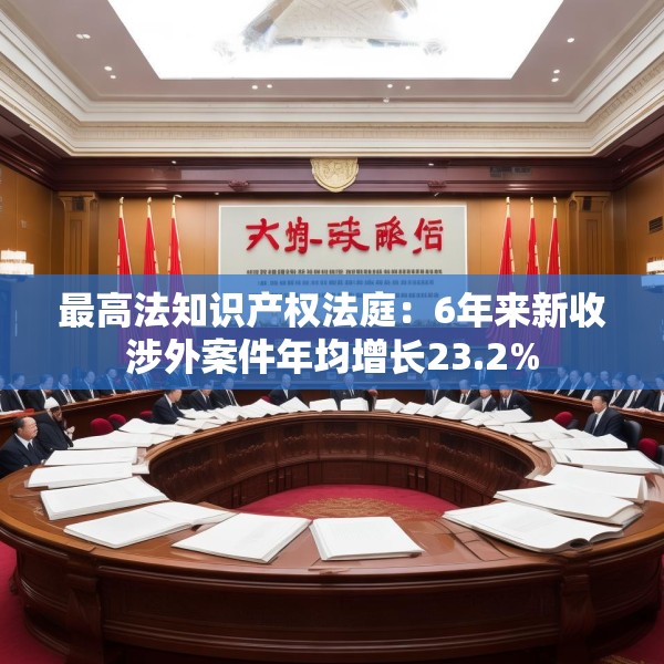 最高法知识产权法庭：6年来新收涉外案件年均增长23.2%