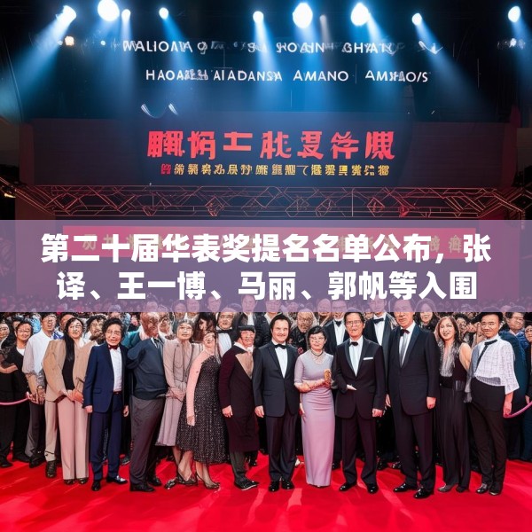 第二十届华表奖提名名单公布，张译、王一博、马丽、郭帆等入围