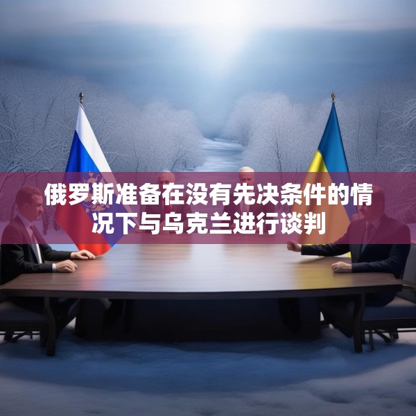 俄罗斯准备在没有先决条件的情况下与乌克兰进行谈判