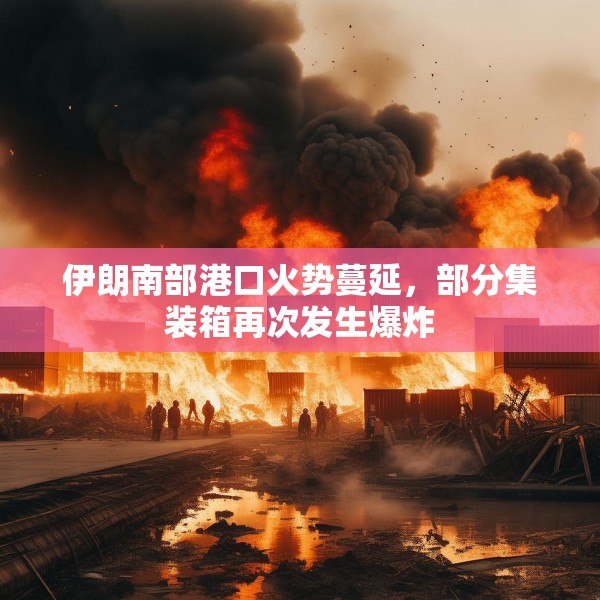 伊朗南部港口火势蔓延，部分集装箱再次发生爆炸