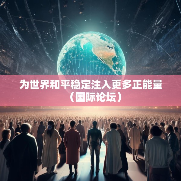 为世界和平稳定注入更多正能量（国际论坛）