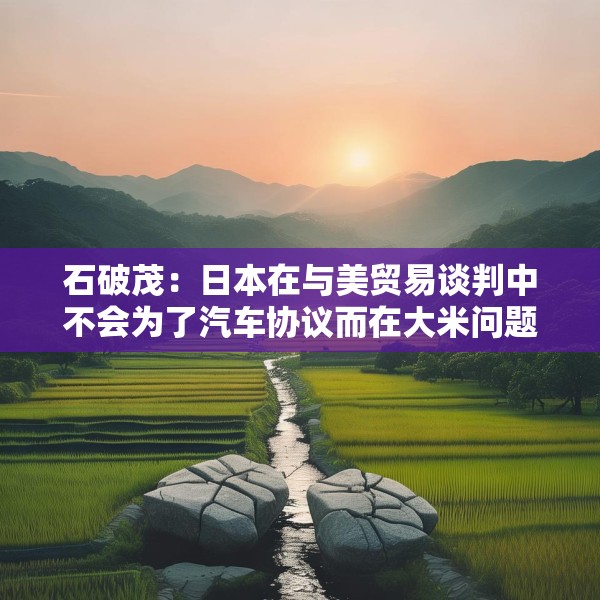 石破茂：日本在与美贸易谈判中不会为了汽车协议而在大米问题上牺牲