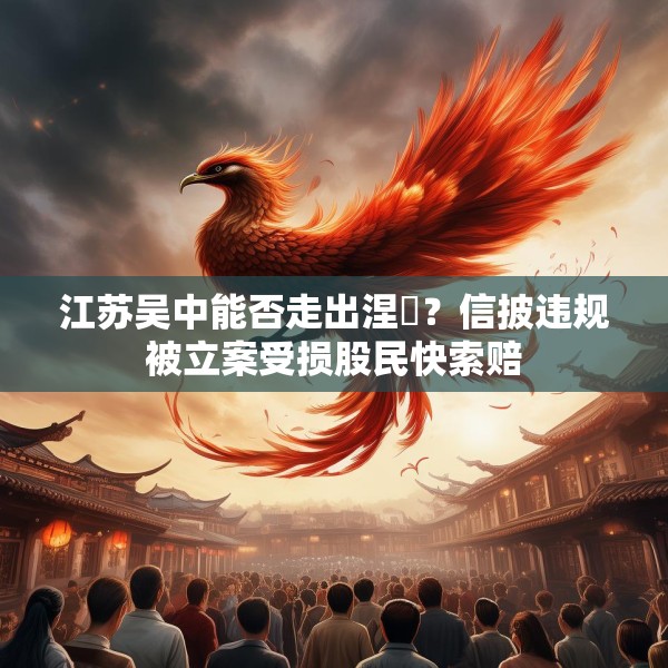 江苏吴中能否走出涅槃？信披违规被立案受损股民快索赔